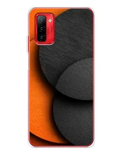 Чохол для Ulefone Note 12P з картинкою «Геометрія помаранчевих кіл»