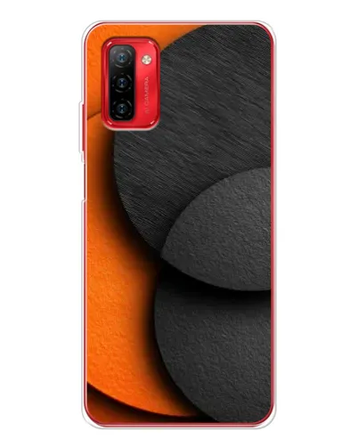 Чохол для Ulefone Note 12P з картинкою «Геометрія помаранчевих кіл»