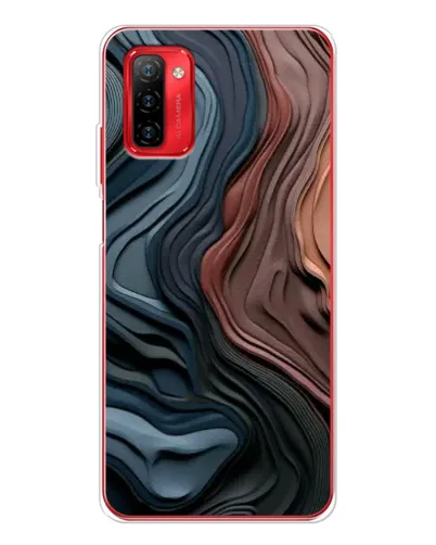 Чохол для Ulefone Note 12P з картинкою «Кольорові хвилі каньйону»