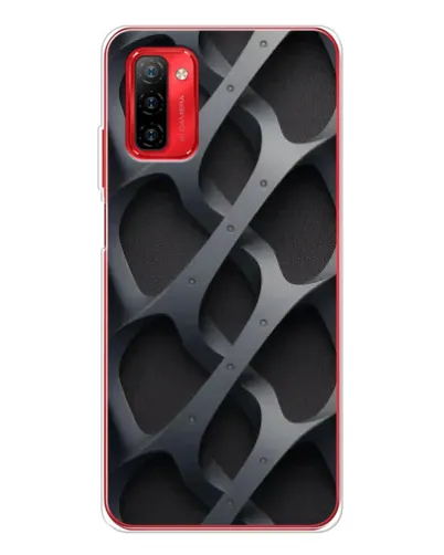 Чохол для Ulefone Note 12P з картинкою «Об'ємне сіре плетіння»