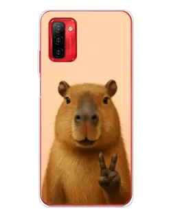 Чехол для Ulefone Note 12P с картинкой «Капибара виктория» Чехол для Ulefone Note 12P с картинкой «Капибара виктория»