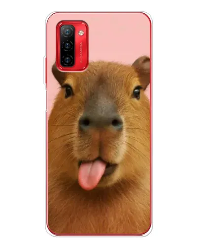Чехол для Ulefone Note 12P с картинкой «Капибара с языком» Чехол для Ulefone Note 12P с картинкой «Капибара с языком»