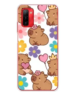 Чехол для Ulefone Note 12P с картинкой «Цветочный паттерн капибар» Чехол для Ulefone Note 12P с картинкой «Цветочный паттерн капибар»