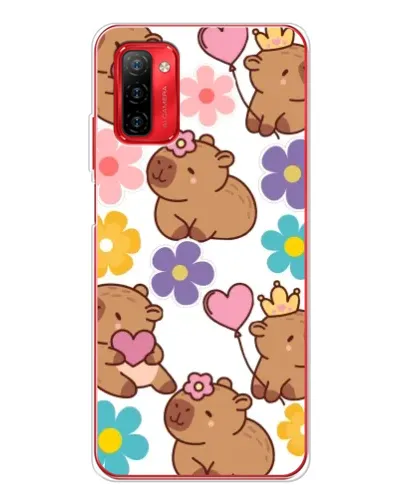Чехол для Ulefone Note 12P с картинкой «Цветочный паттерн капибар» Чехол для Ulefone Note 12P с картинкой «Цветочный паттерн капибар»