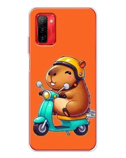 Чехол для Ulefone Note 12P с картинкой «Капибара на скутере» Чехол для Ulefone Note 12P с картинкой «Капибара на скутере»