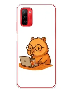 Чехол для Ulefone Note 12P с картинкой «Капибара с ноутбуком» Чехол для Ulefone Note 12P с картинкой «Капибара с ноутбуком»
