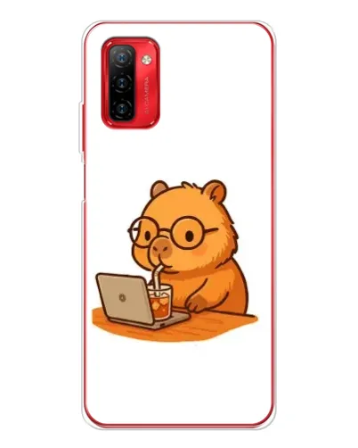 Чехол для Ulefone Note 12P с картинкой «Капибара с ноутбуком» Чехол для Ulefone Note 12P с картинкой «Капибара с ноутбуком»