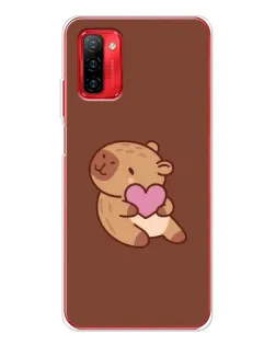Чехол для Ulefone Note 12P с картинкой «Капибара с сердцем» Чехол для Ulefone Note 12P с картинкой «Капибара с сердцем»