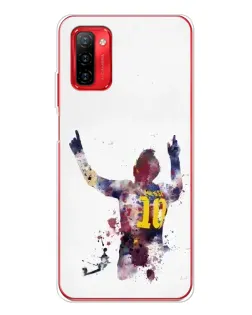 Чохол для Ulefone Note 12P з картинкою «Акварельний Мессі Барселона»