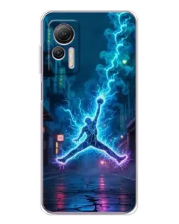 Чехол для Ulefone Note 14 с картинкой «Jordan Gold Jumpman»