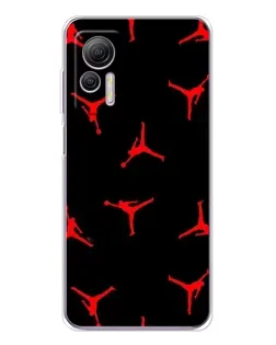 Чехол для Ulefone Note 14 с картинкой «Jordan Red Pattern»
