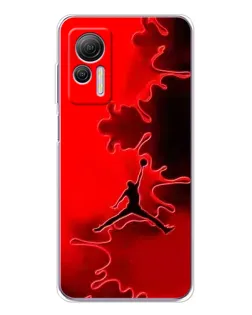 Чехол для Ulefone Note 14 с картинкой «Jordan Red Smoke»