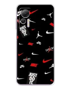 Чехол для Ulefone Note 14 с картинкой «Nike Mix Pattern»