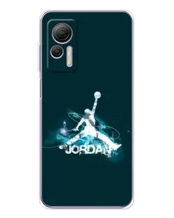 Чехол для Ulefone Note 14 с картинкой «Jordan Blue Fire»
