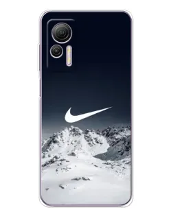 Чехол для Ulefone Note 14 с картинкой «Nike — зимние горы»