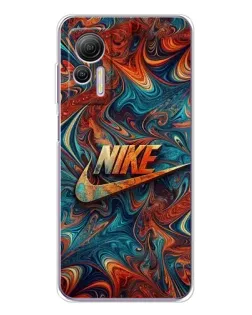 Чехол для Ulefone Note 14 с картинкой «Nike в абстракции»