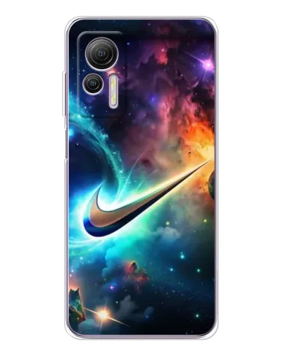 Чехол для Ulefone Note 14 с картинкой «Космический Nike Swoosh» Чехол для Ulefone Note 14 с картинкой «Космический Nike Swoosh»