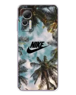 Чохол для Ulefone Note 14 з картинкою «Тропічний принт Nike»