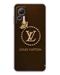 Чехол для Ulefone Note 14 с картинкой «LV — золотая печать»