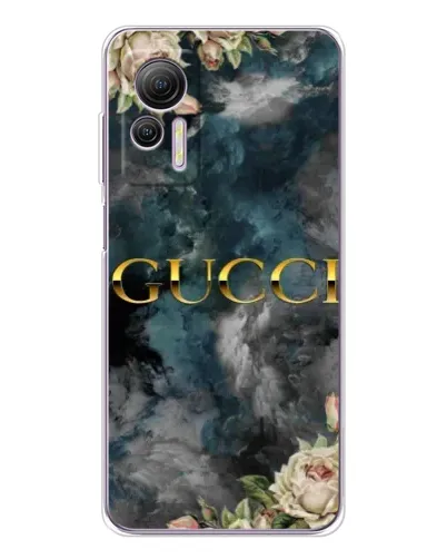 Чехол для Ulefone Note 14 с картинкой «Абстрактные цветы Gucci» Чехол для Ulefone Note 14 с картинкой «Абстрактные цветы Gucci»