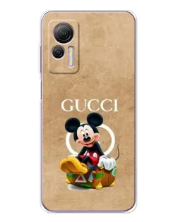 Чехол для Ulefone Note 14 с картинкой «Микки Маус Gucci — крафт»