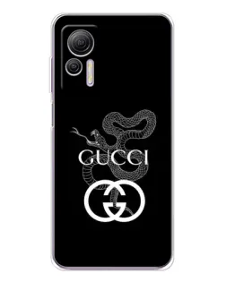 Чехол для Ulefone Note 14 с картинкой «Gucci — серебряная змея»