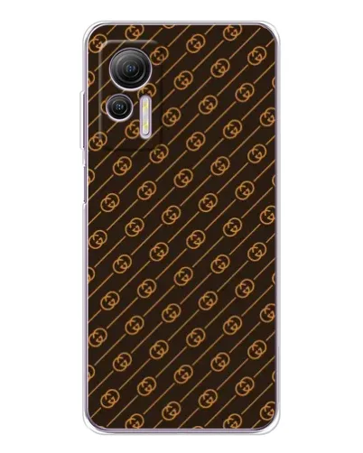Чехол для Ulefone Note 14 с картинкой «Gucci — золотые диагонали» Чехол для Ulefone Note 14 с картинкой «Gucci — золотые диагонали»