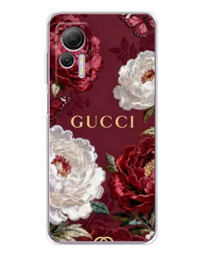 Чехол для Ulefone Note 14 с картинкой «Gucci — бордовые розы» Чехол для Ulefone Note 14 с картинкой «Gucci — бордовые розы»