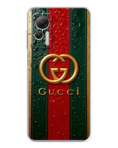 Чехол для Ulefone Note 14 с картинкой «Gucci — фирменная полоса и золото» Чехол для Ulefone Note 14 с картинкой «Gucci — фирменная полоса и золото»