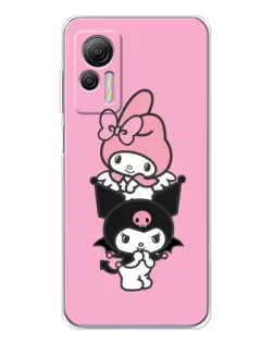 Чохол для Ulefone Note 14 з картинкою «My Melody та Kuromi» Чохол для Ulefone Note 14 з картинкою «My Melody та Kuromi»