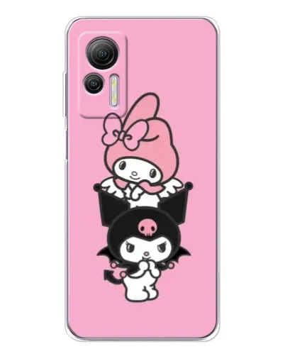 Чехол для Ulefone Note 14 с картинкой «My Melody и Kuromi» Чехол для Ulefone Note 14 с картинкой «My Melody и Kuromi»