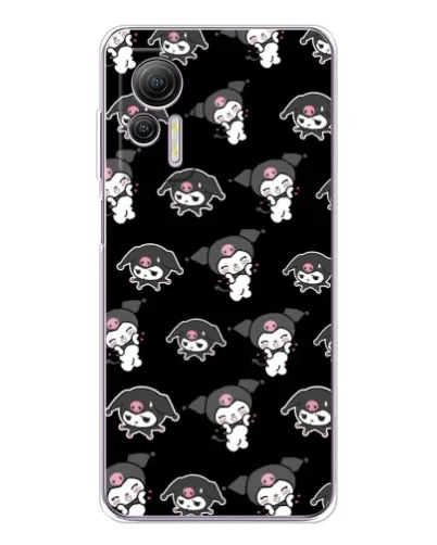 Чехол для Ulefone Note 14 с картинкой «Черный паттерн Kuromi» Чехол для Ulefone Note 14 с картинкой «Черный паттерн Kuromi»
