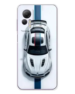 Чехол для Ulefone Note 14 с картинкой «Вид сверху — BMW M»