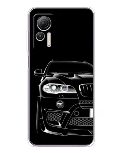 Чехол для Ulefone Note 14 с картинкой «Темный силуэт BMW»