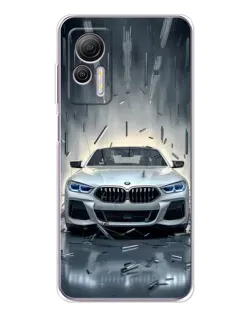 Чехол для Ulefone Note 14 с картинкой «BMW в свете фар»