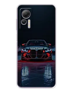 Чехол для Ulefone Note 14 с картинкой «BMW на мокрой дороге»