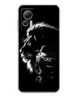 Чехол для Ulefone Note 14 с картинкой «BMW и лев»