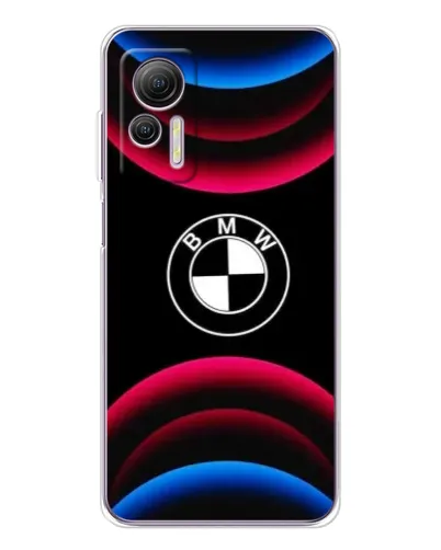 Чехол для Ulefone Note 14 с картинкой «Логотип BMW и неоновые дуги» Чехол для Ulefone Note 14 с картинкой «Логотип BMW и неоновые дуги»