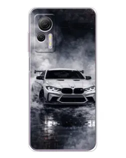 Чехол для Ulefone Note 14 с картинкой «BMW сквозь туман»