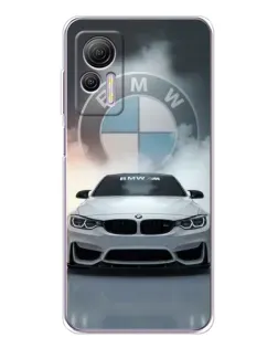 Чохол для Ulefone Note 14 з картинкою «BMW в білому диму» Чохол для Ulefone Note 14 з картинкою «BMW в білому диму»