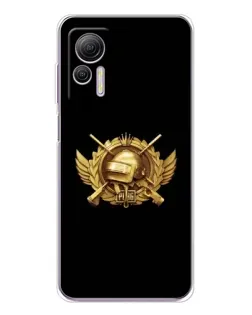 Чехол для Ulefone Note 14 с картинкой «PUBG — оранжевый градиент»