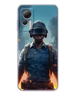 Чехол для Ulefone Note 14 с картинкой «PUBG — реалистичный герой»