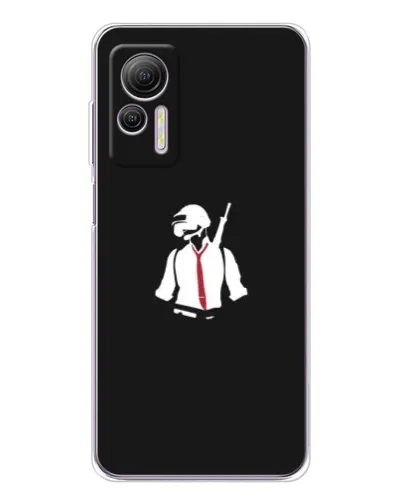 Чехол для Ulefone Note 14 с картинкой «PUBG — силуэт воина» Чехол для Ulefone Note 14 с картинкой «PUBG — силуэт воина»