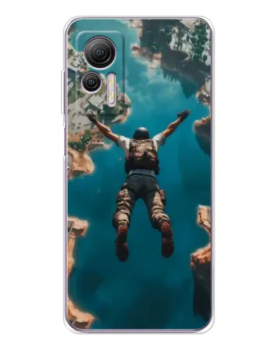 Чехол для Ulefone Note 14 с картинкой «PUBG — свободное падение» Чехол для Ulefone Note 14 с картинкой «PUBG — свободное падение»