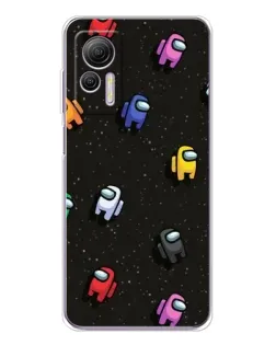 Чехол для Ulefone Note 14 с картинкой «Космический паттерн Among Us»