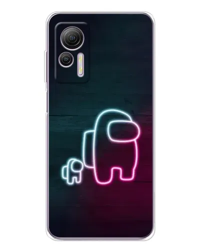 Чехол для Ulefone Note 14 с картинкой «Among Us неон-арт» Чехол для Ulefone Note 14 с картинкой «Among Us неон-арт»