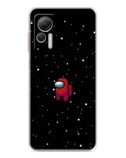 Чехол для Ulefone Note 14 с картинкой «Красный Among Us»
