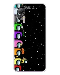 Чехол для Ulefone Note 14 с картинкой «Команда Among Us»
