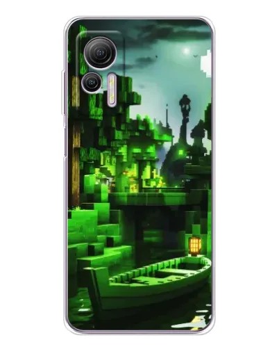 Чехол для Ulefone Note 14 с картинкой «Minecraft лесной пейзаж» Чехол для Ulefone Note 14 с картинкой «Minecraft лесной пейзаж»