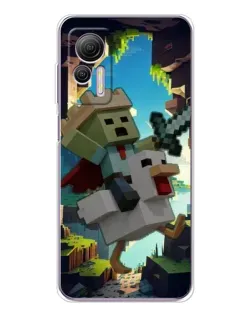 Чехол для Ulefone Note 14 с картинкой «Стив и гусь»